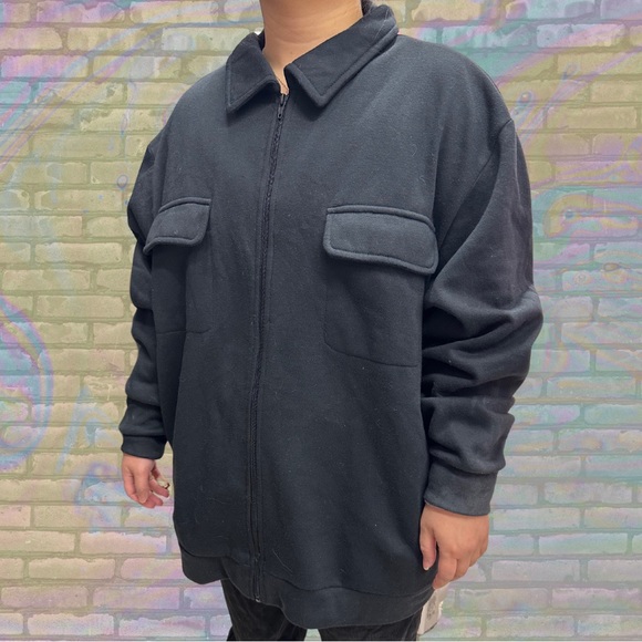 Vintage Haband Casual Joe Double Pocketed Rugby Crewneck - XL - Picture 2 of 4